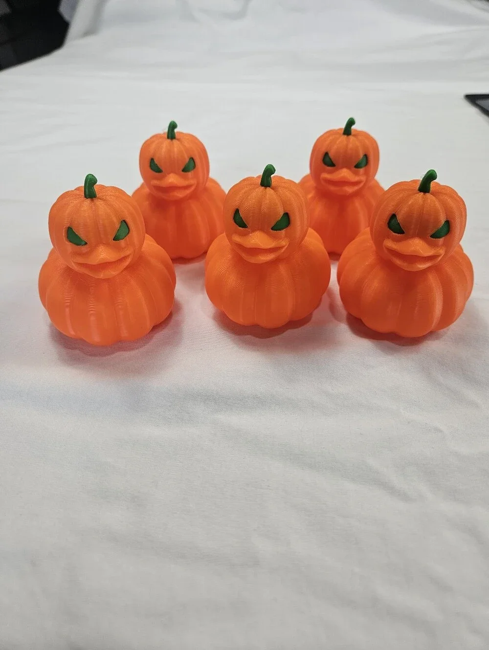 Halloween Orange Pumpkin Ducks